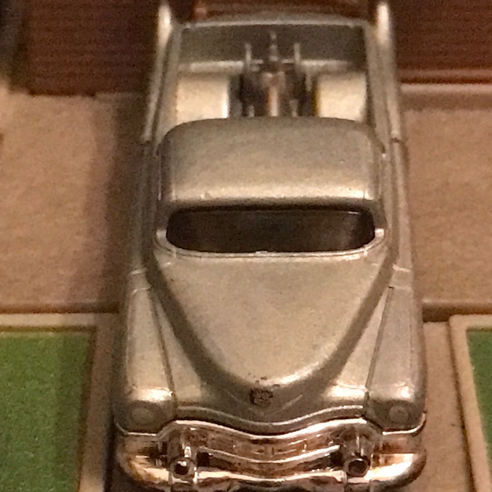 Hot wheels 53 custom Cadillac silver blue